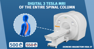 Magnetic resonance imaging of entire spinal column